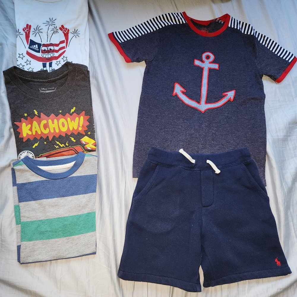 T-shirts & short for 7  years old boy